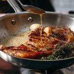 Batería de cocina de acero inoxidable, 7 piezas