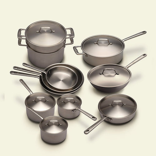 Batterie de cuisine en inox, 19 pièces - Atma Kitchenware