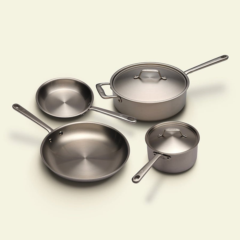 Batterie de cuisine en inox, 7 pièces - Atma Kitchenware