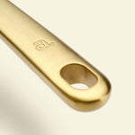 Pack Brigade - set de 3 poêles en inox avec manches dorés - Édition limitée - Atma Kitchenware