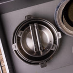La bonne poêle en inox avec poignée amovible - 30 cm