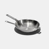 La bonne poêle en inox avec poignée amovible - 26 cm
