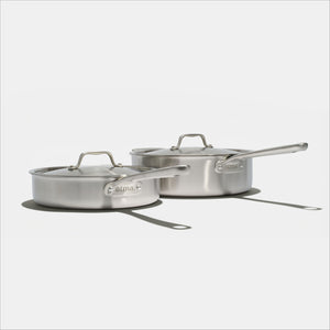 2 sauteuse de 24 et 26cm avec couvercles