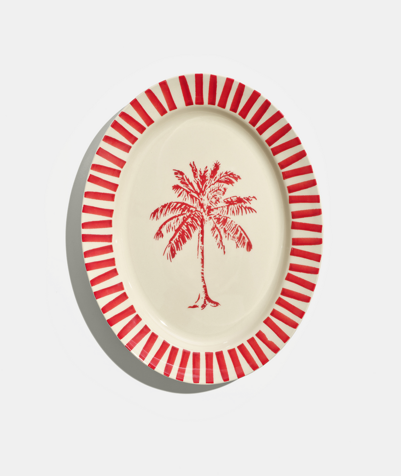Plat de présentation rouge - Atma Kitchenware