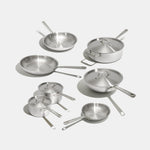 Batterie de cuisine en inox, 12 pièces - Atma Kitchenware