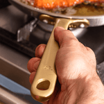 La Sartén Fetén de acero inoxidable, mango dorado - 20 cm (Edición Limitada) - Atma Kitchenware