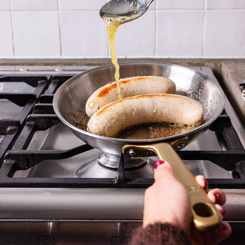 La bonne poêle en inox, manche doré - 20 cm (Édition limitée) - Atma Kitchenware