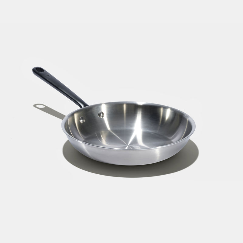 La bonne poêle en inox, manche noir - 26 cm - Atma Kitchenware