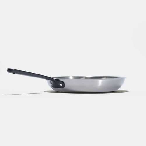 La bonne poêle en inox, manche noir - 28 cm - Atma Kitchenware