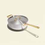 La sauteuse idéale en inox, manche doré - 26 cm (Édition limitée) - Atma Kitchenware