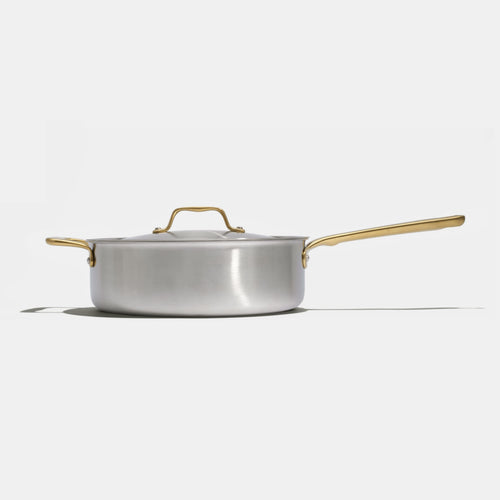 La sauteuse idéale en inox, manche doré - 26 cm (Édition limitée) - Atma Kitchenware