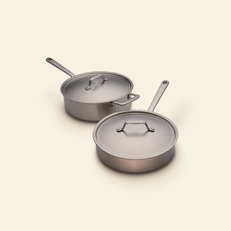 El dúo de Sautés Ideales - Atma Kitchenware