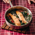  El dúo de Sautés Ideales de acero inoxidable - Atma Kitchenware