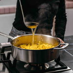  El dúo de Sautés Ideales de acero inoxidable - Atma Kitchenware