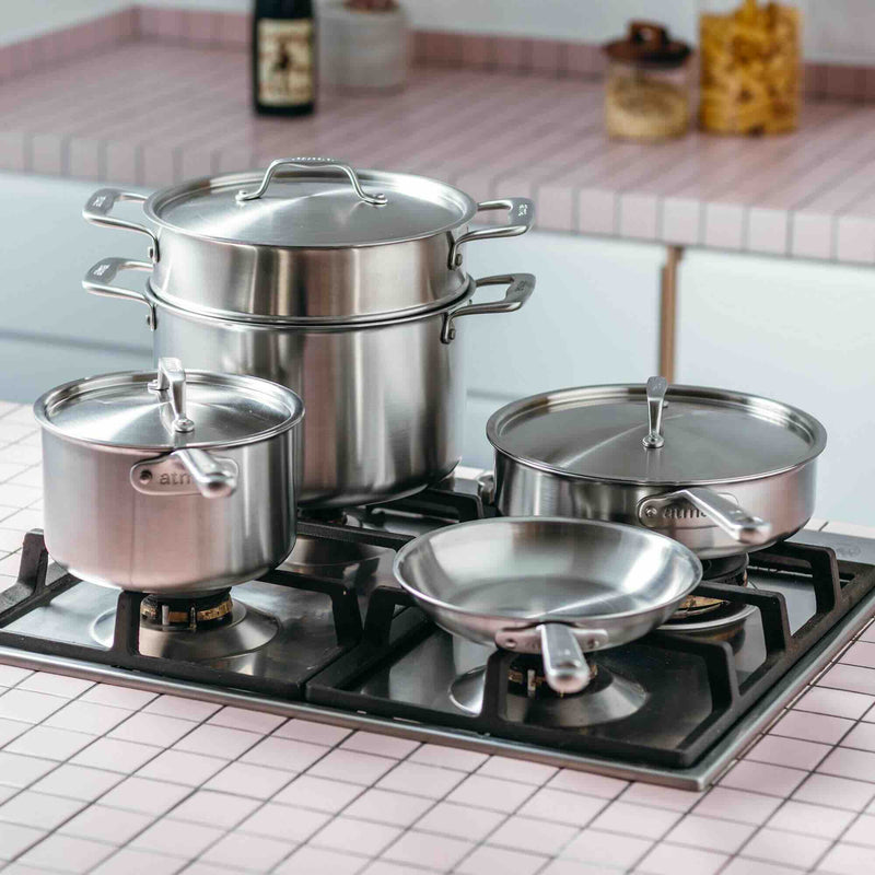 La Gran Olla de acero inoxidable - 24 cm - Atma Kitchenware
