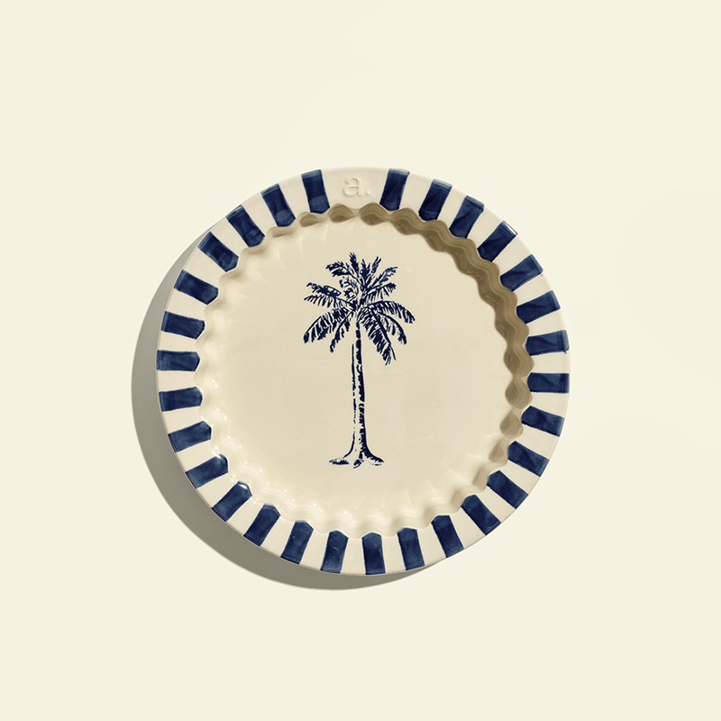 Le plat à tarte, en bleu nuit - Atma Kitchenware