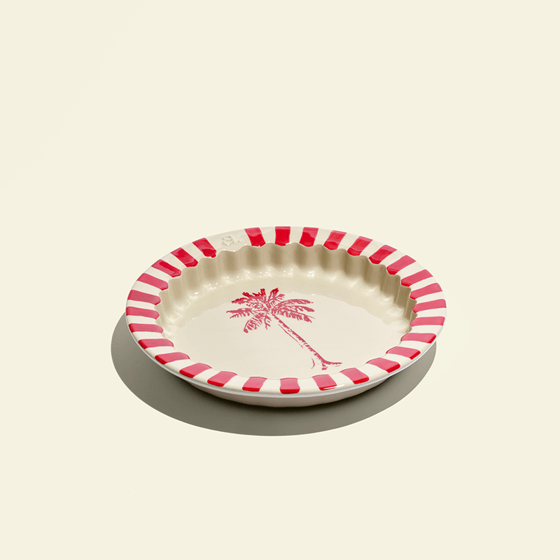 Le plat à tarte, en rouge carmin - Atma Kitchenware