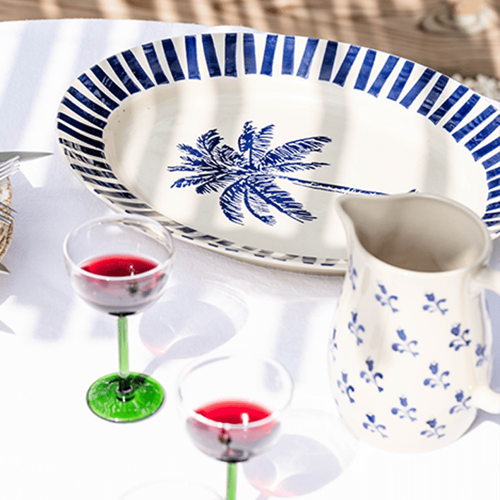 El plato de presentación, en azul noche - Atma Kitchenware