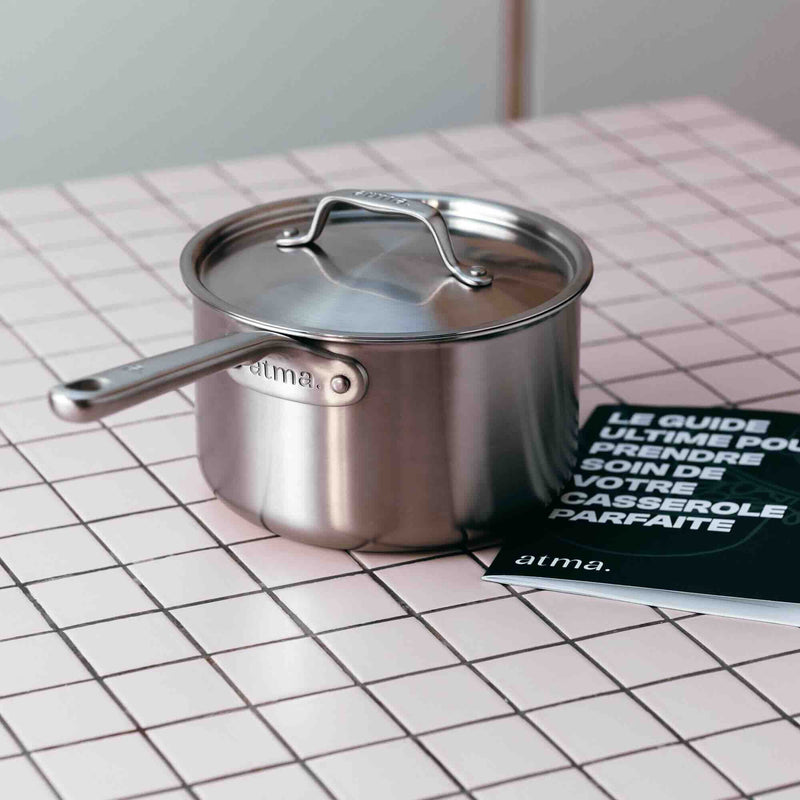 El trío de Cazos Perfectos de acero inoxidable - Atma Kitchenware