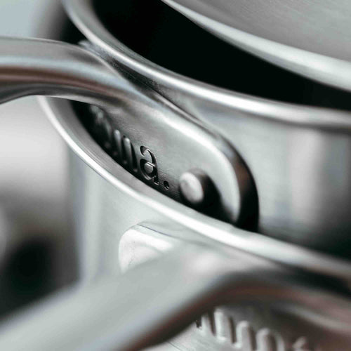 El trío de Cazos Perfectos de acero inoxidable - Atma Kitchenware