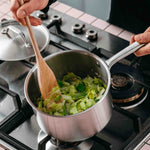 El trío de Cazos Perfectos de acero inoxidable - Atma Kitchenware