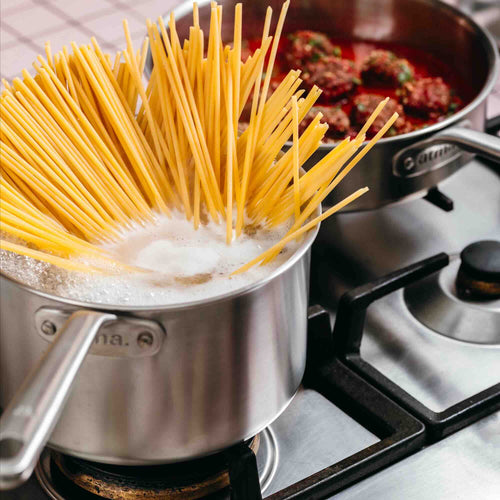 El trío de Cazos Perfectos de acero inoxidable - Atma Kitchenware
