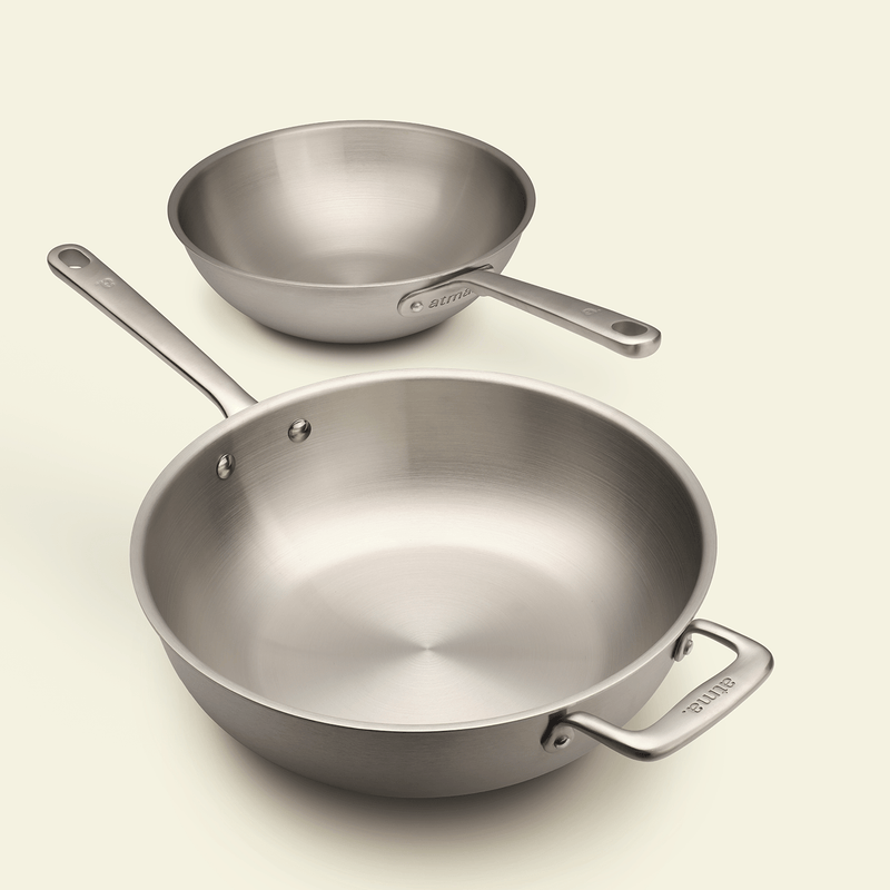 The Wok en inox - 24 cm - Atma Kitchenware